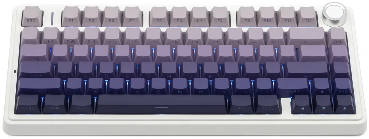 Клавиатура AULA F75 Blank Фиолетовый (0652)