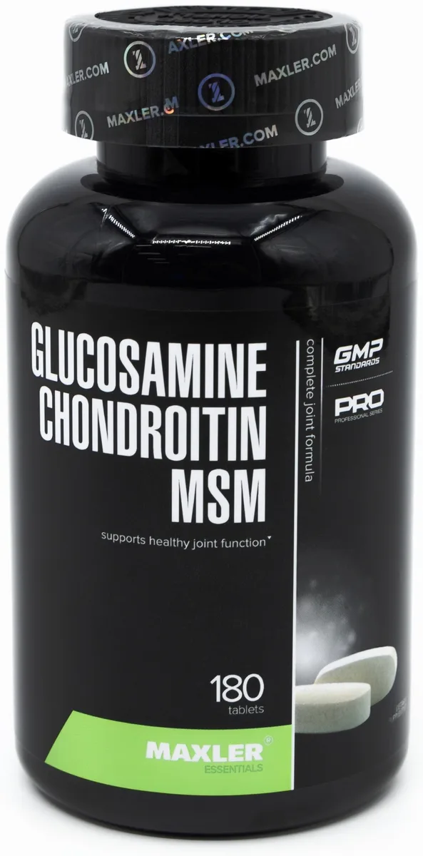 Препарат для укрепления связок Maxler Glucosamine Chondroitin MSM 180 таб (0197)