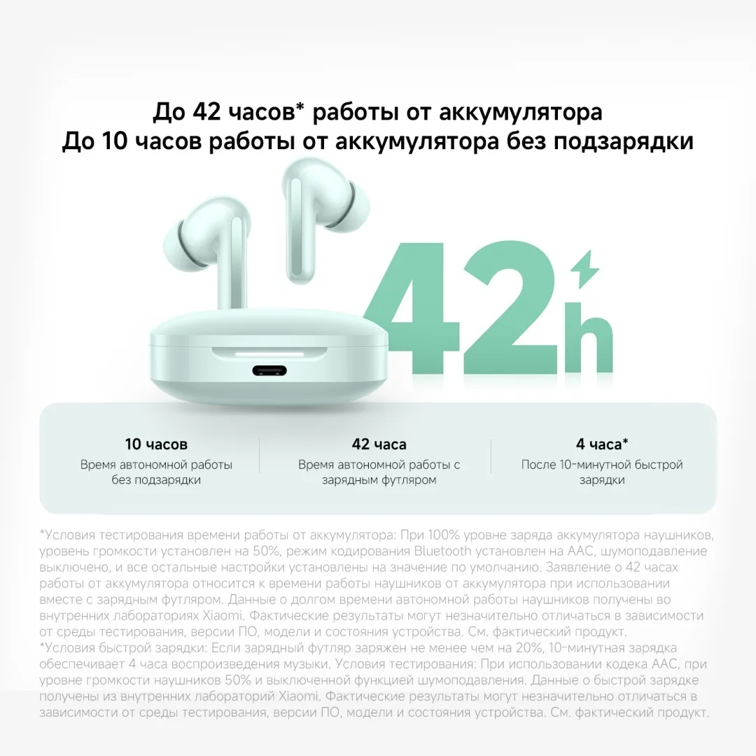 Наушники Redmi Buds 6 Coral Green