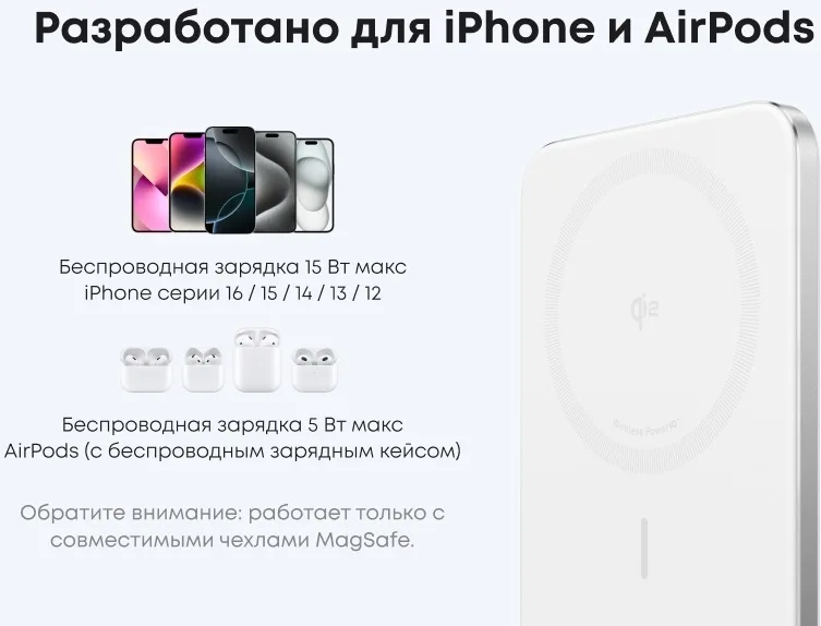 Внешний аккумулятор Anker Nano 5000mAh (A1665H21) Белый