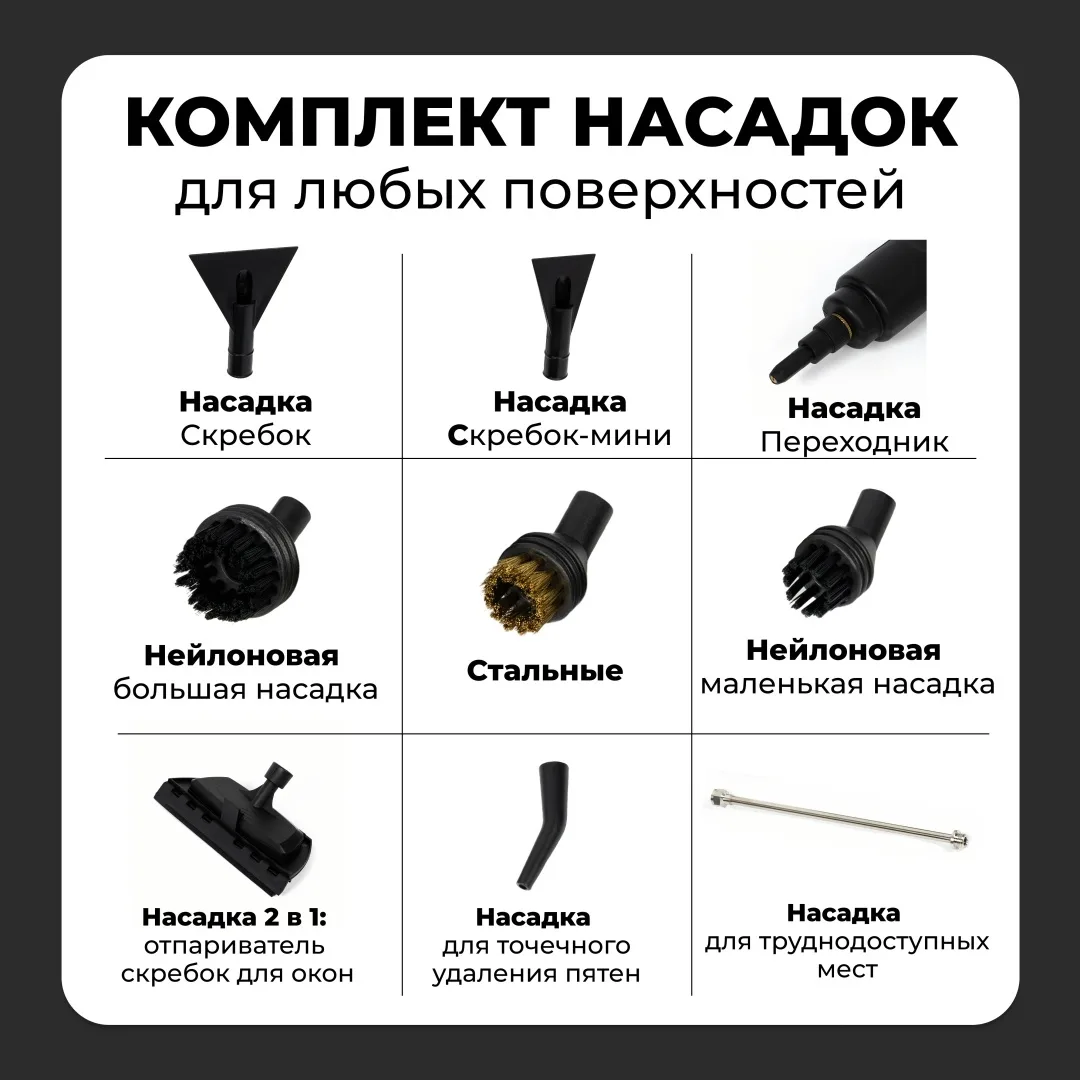 Пароочиститель NEXME QX001