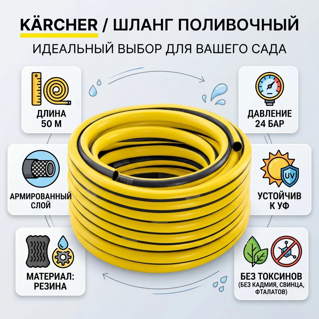 Шланг Karcher PrimoFlex 3/4" - 50м