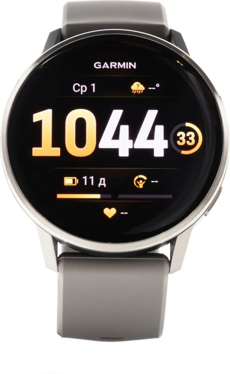 Смарт-часы Garmin Venu 4 45 мм серебристый-серый (03014-01)