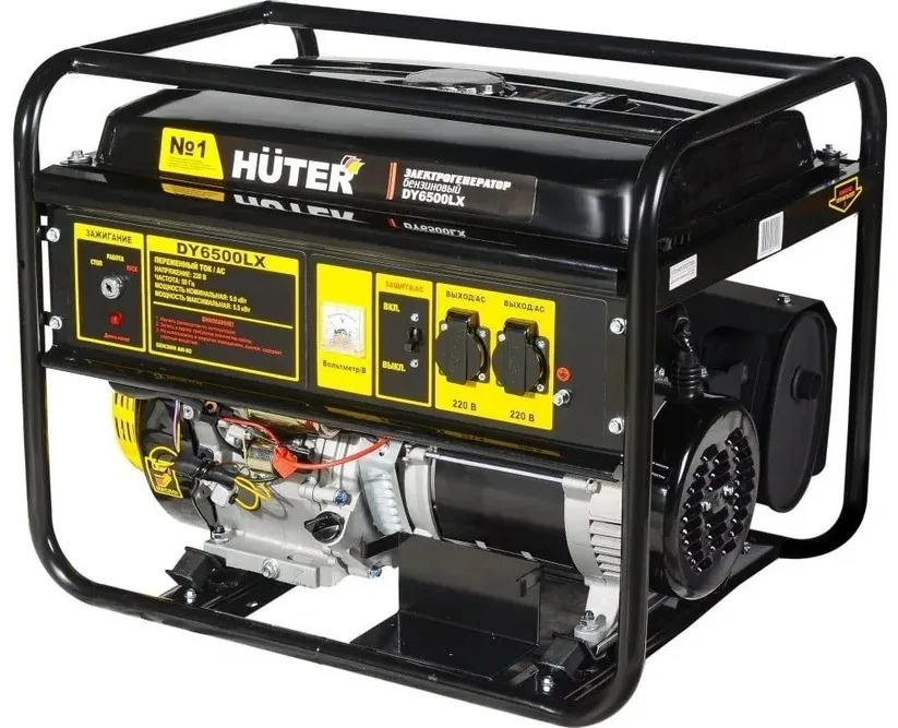 Электростанция бензиновая Huter DY6500LX
