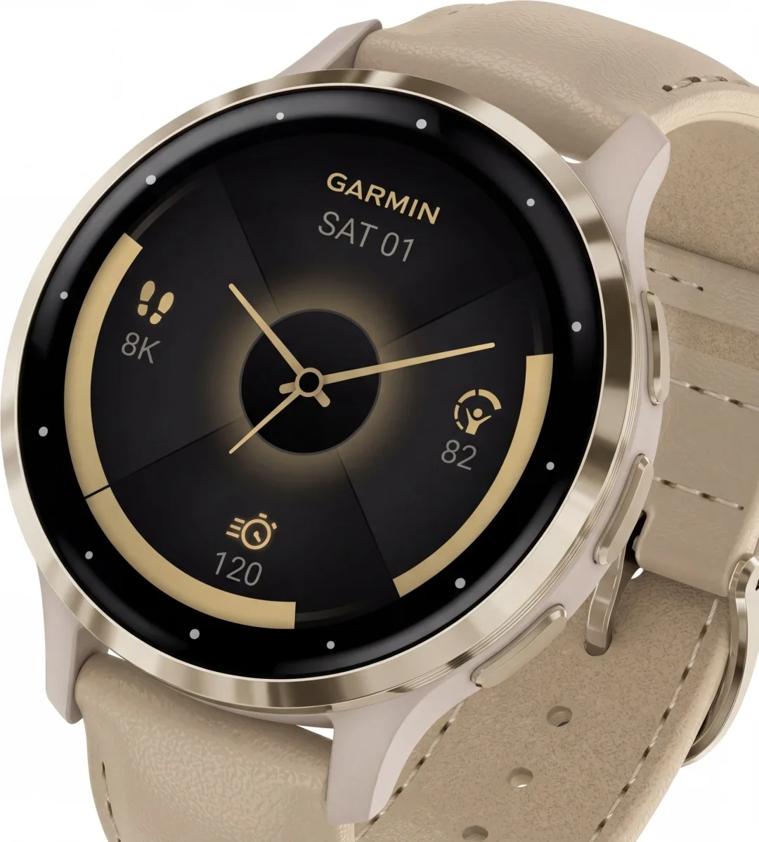 Смарт-часы Garmin VENU 3S 41 мм бежевый (02785-55)