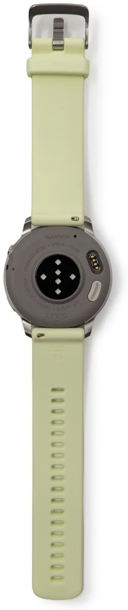 Смарт-часы Garmin Venu 4 45 мм серебристый-желтый (03014-02)