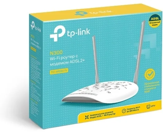 Wi-Fi роутер TP-Link TD-W8961N Белый