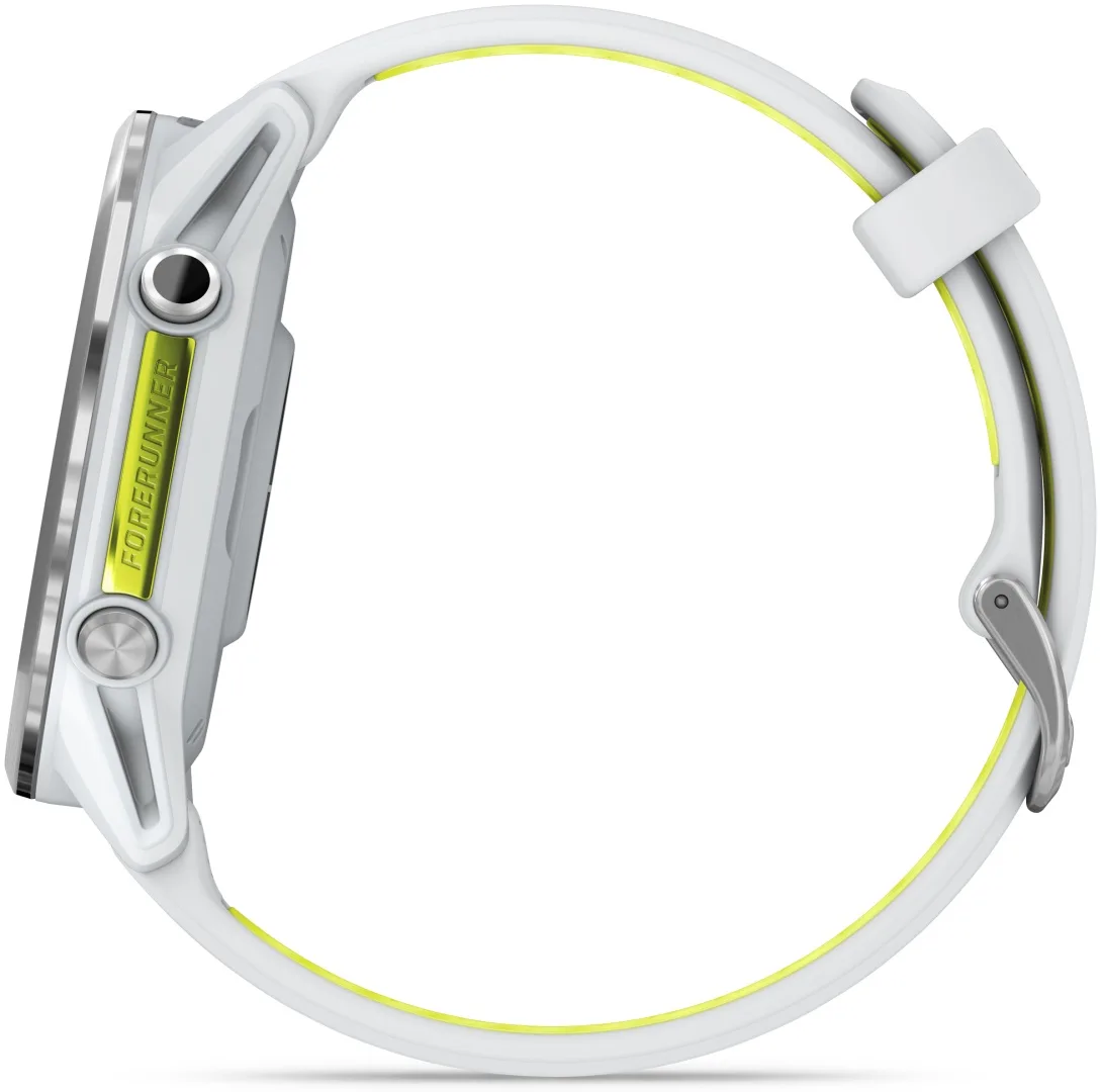 Смарт-часы Garmin Forerunner 970 47 мм белый-зеленый (02969-11)