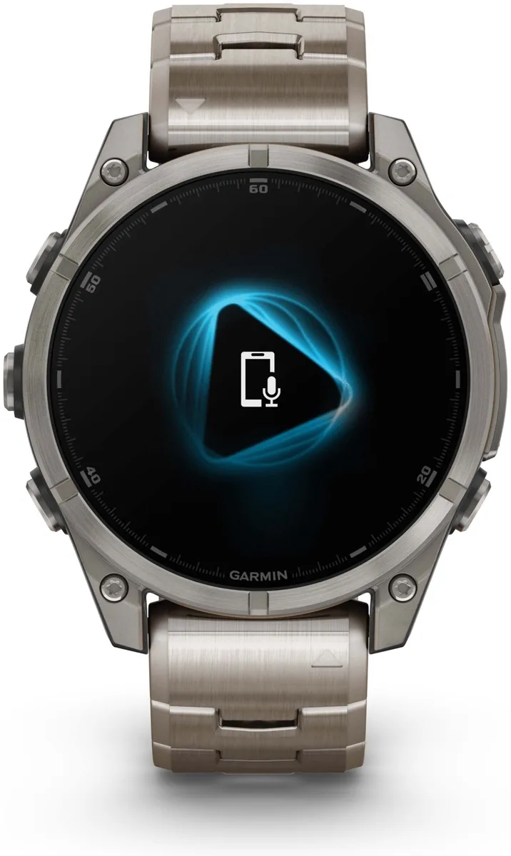Смарт-часы Garmin Fenix 8 47 мм серебристый-серый (02904-40)