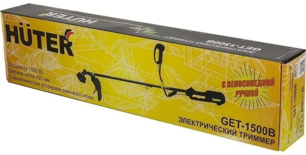Электрический триммер Huter GET-1500B