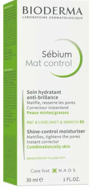 Крем матирующий д/жирной и проблемной кожи Bioderma Sebium Mat Control 30мл