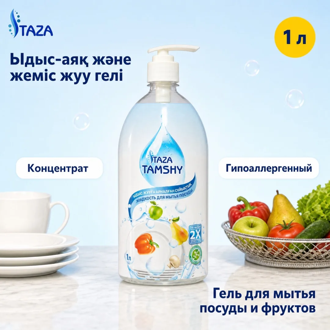 Жидкость для мытья посуды TAZA Tamshy 1л