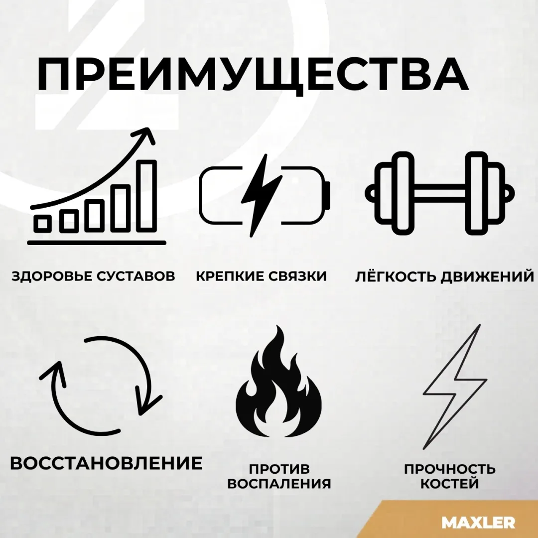 Препарат для укрепления связок Maxler Glucosamine Chondroitin MSM 180 таб (0197)
