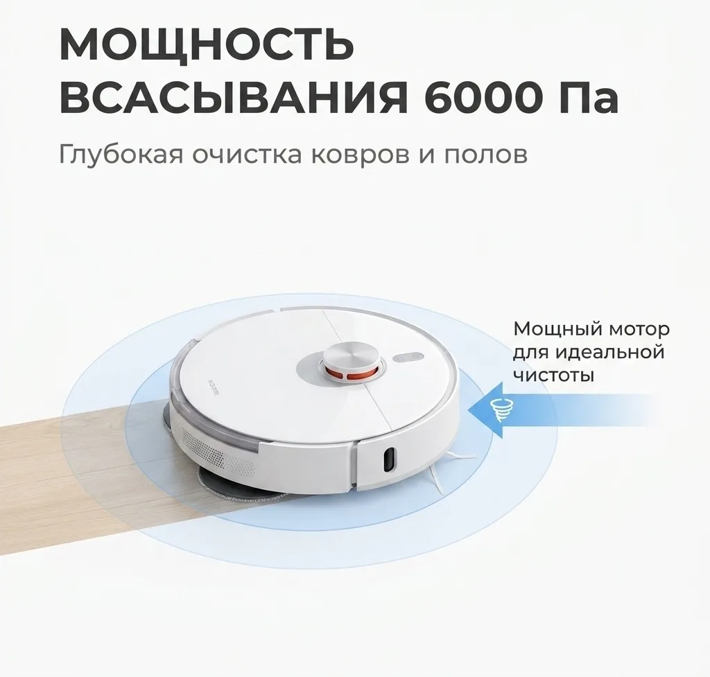 Робот-пылесос Xiaomi S20+ Белый