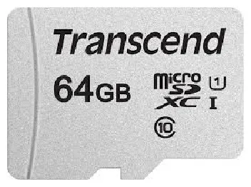 Карта памяти Transcend MicroSD 64GB Class 10 U1 TS64GUSD300S