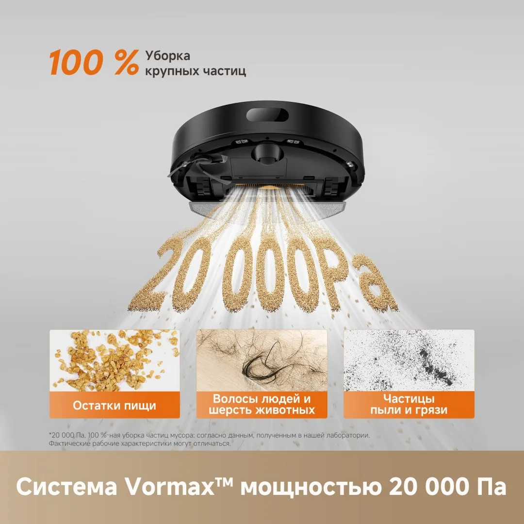 Робот-пылесос Dreame F21 Черный