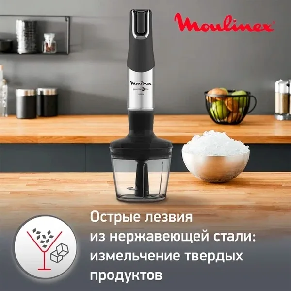 Блендер погружной Moulinex InfinyForce Pro DD95MD10 Черный