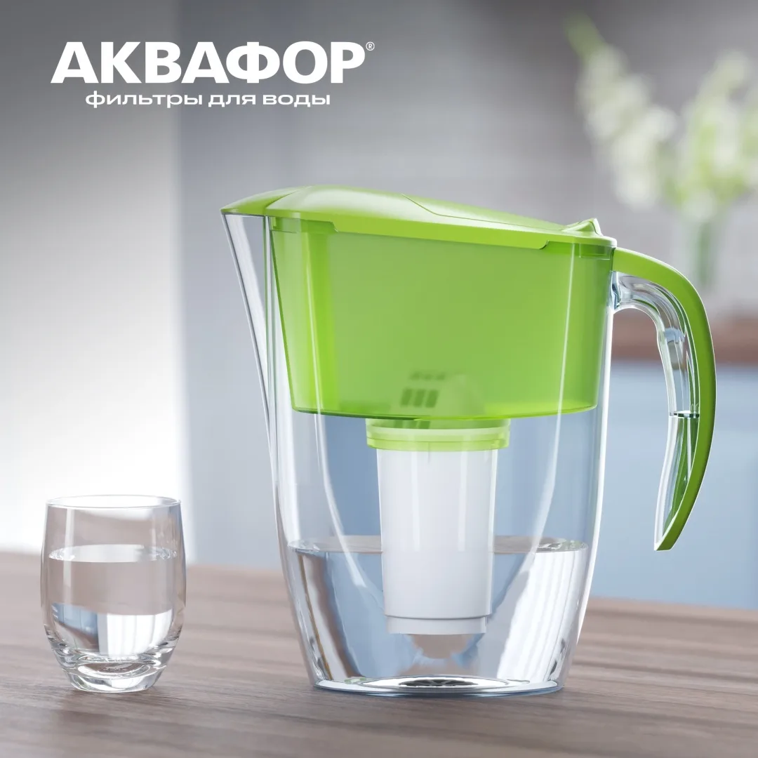 Водоочиститель Кувшин Аквафор Смайл А5 салатовый