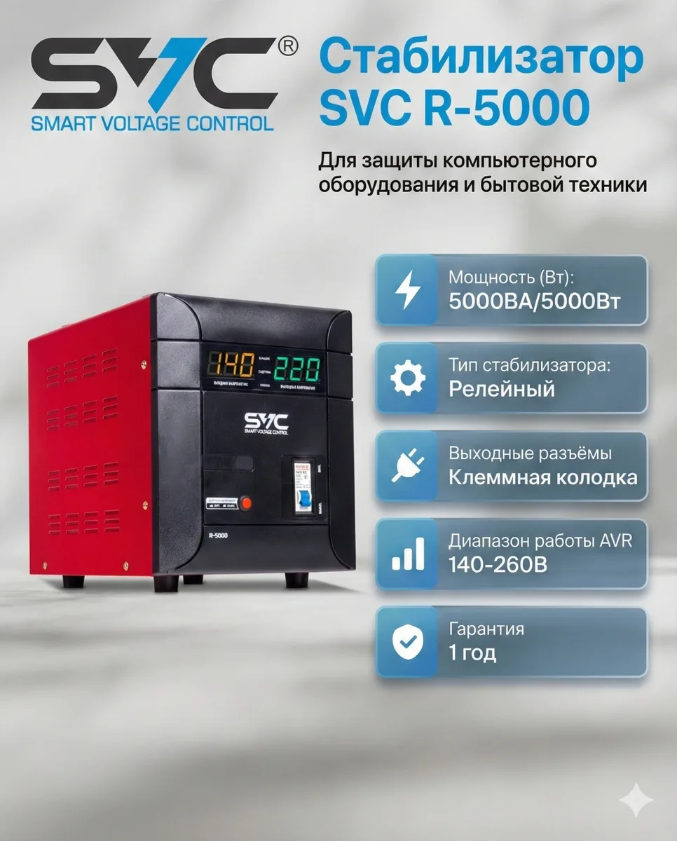 Стабилизатор SVC R-5000