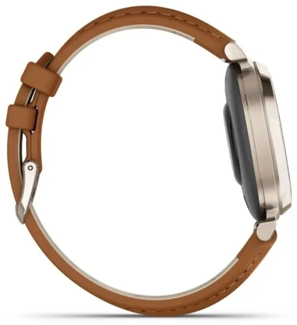 Смарт-часы Garmin Lily 2 Classic 25 мм серебристый-бежевый-бежевый (02839-02)