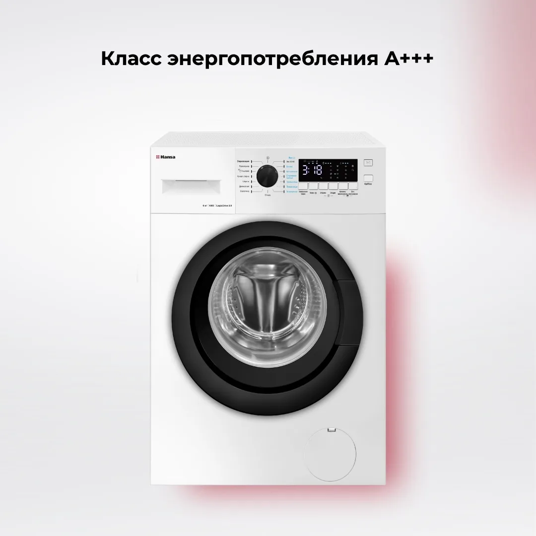 Стиральная машина Hansa WHN6100D3BSW Белый