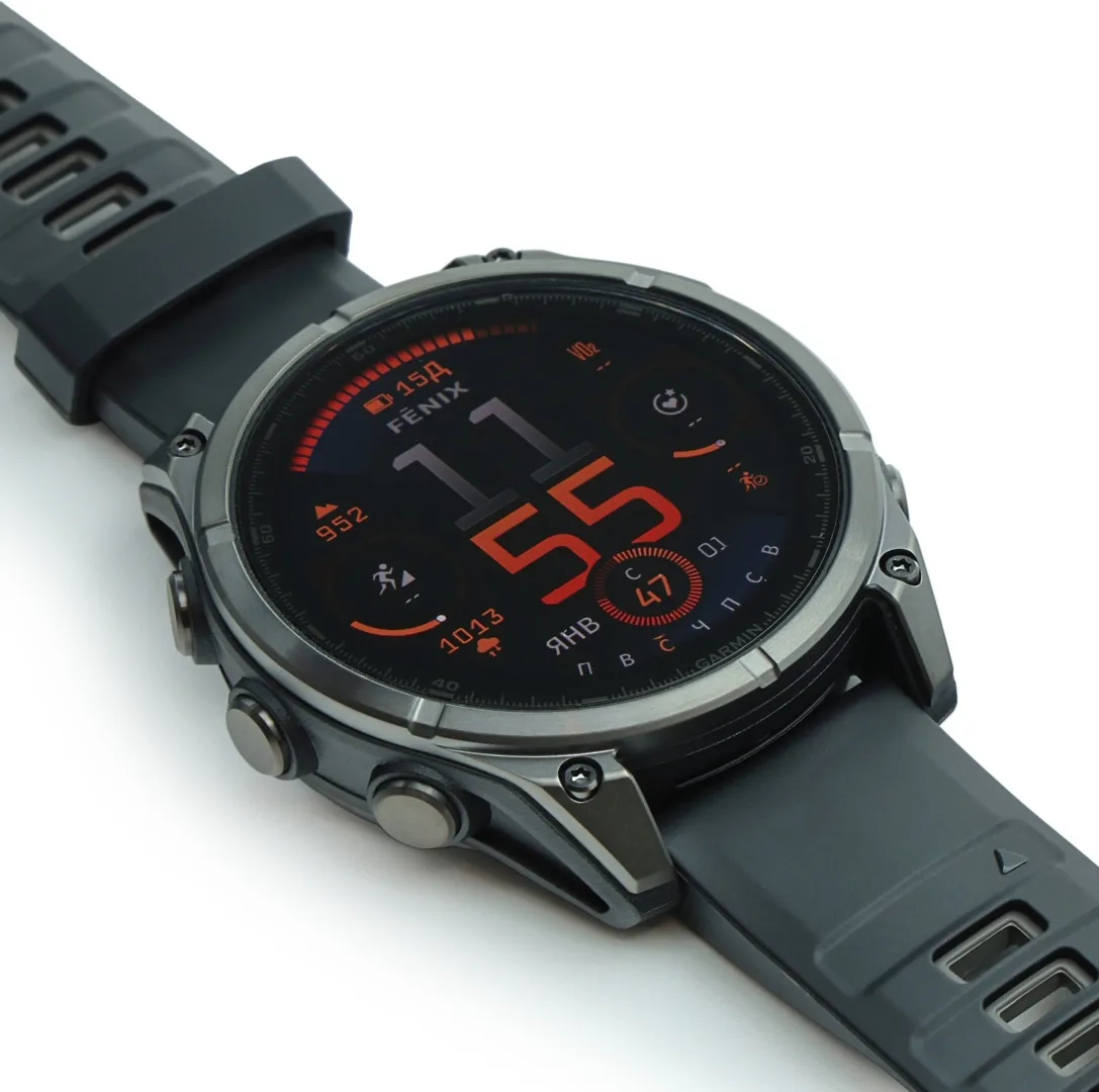Смарт-часы Garmin Fenix 8 47 мм черный (02904-21)