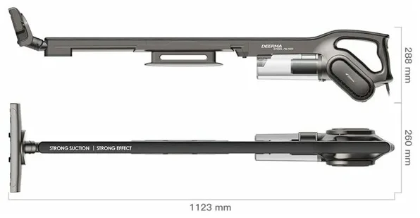 Проводной ручной пылесос Deerma DX700S Серый