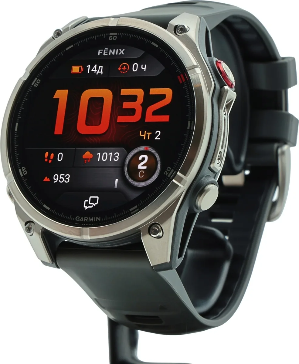 Смарт-часы Garmin Fenix 8 Pro 51 мм серебристый-серый (03199-11)