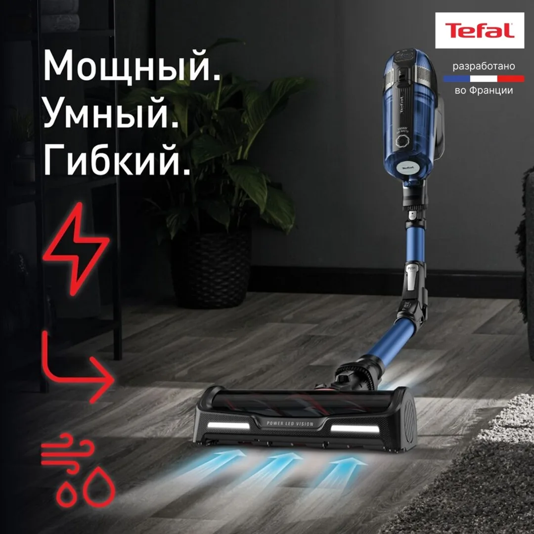 Беспроводной ручной пылесос Tefal TY98C0WO Синий