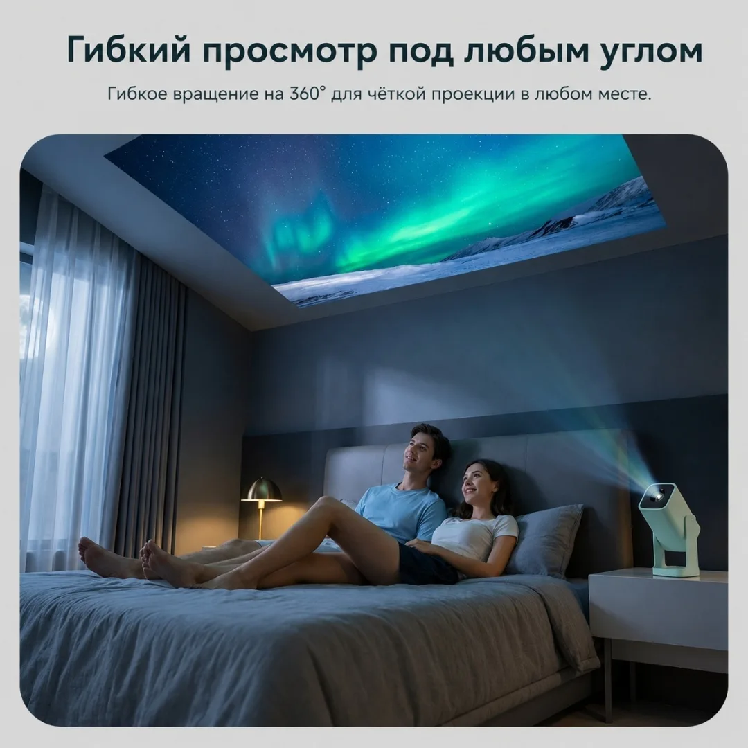 Проектор Wanbo Cube 1 Голубой