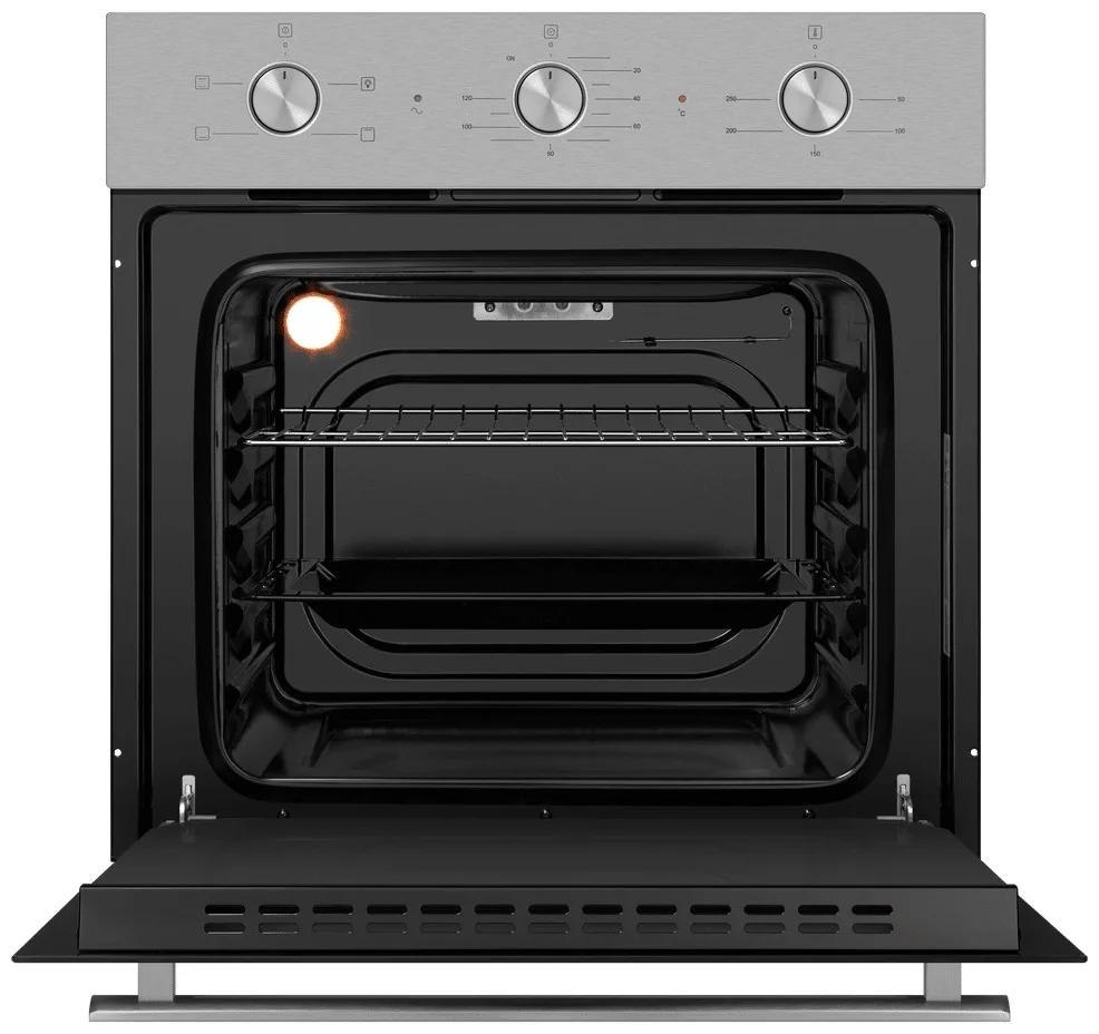Шкаф духовой Maunfeld AEOC6040S Черный/Серебристый
