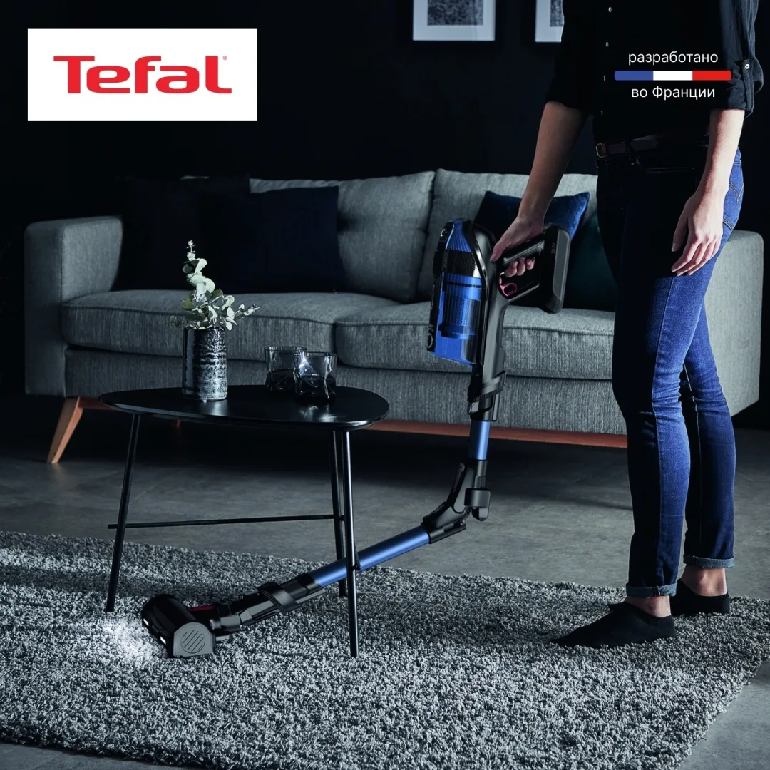 Беспроводной ручной пылесос Tefal TY98C0WO Синий