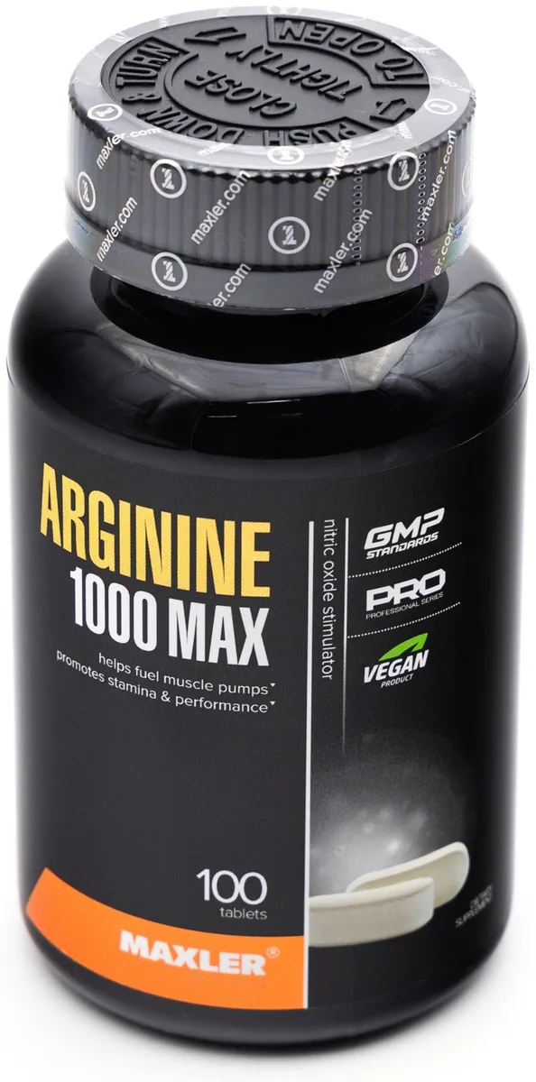 Аминокислота Maxler Arginine 1000 Max Таблетки 100шт (0050)