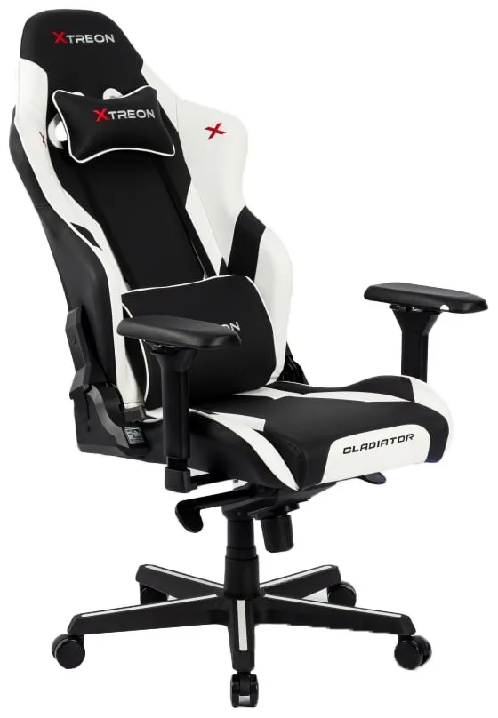 Игровое компьютерное кресло XTREON Gladiator Черно-белый