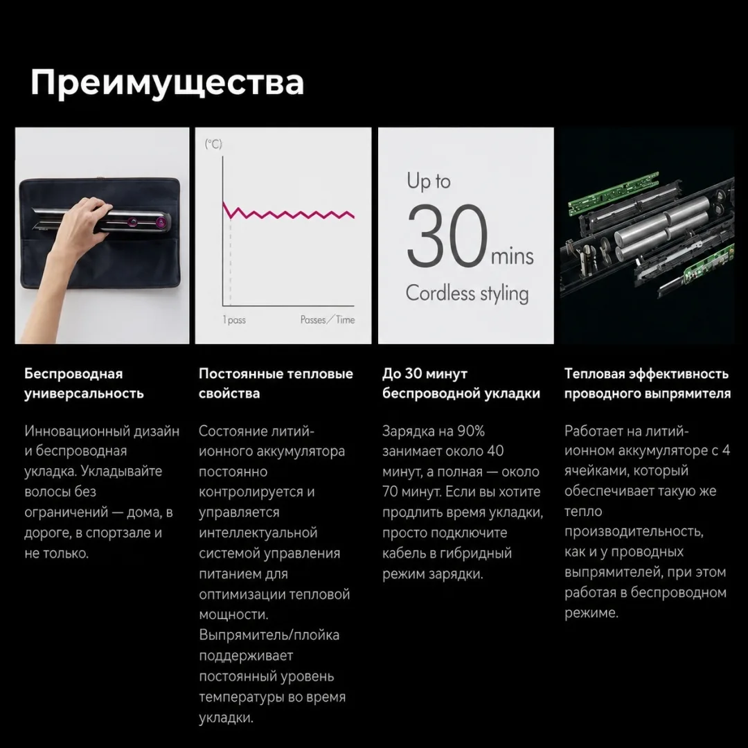 Выпрямитель Dyson Corrale HS07 медь/никель