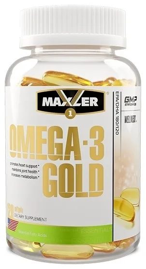 Витамин Maxler Omega-3 Gold капсулы 120 шт (0486)