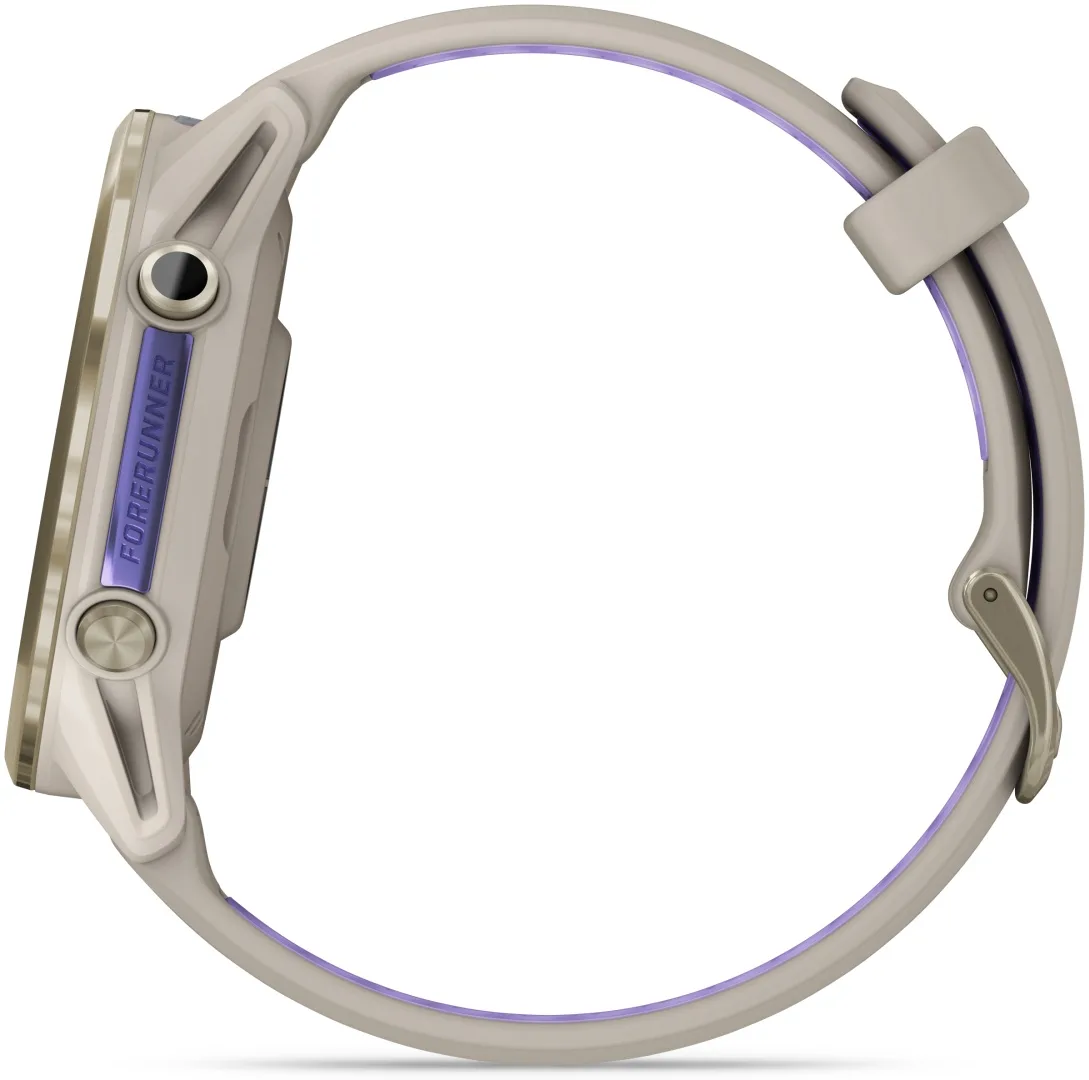Смарт-часы Garmin Forerunner 970 47 мм бежевый-фиолетовый (02969-12)
