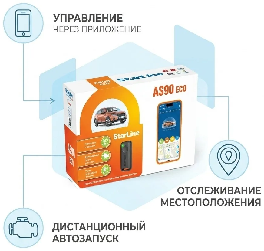 Автосигнализация StarLine AS90 ECO