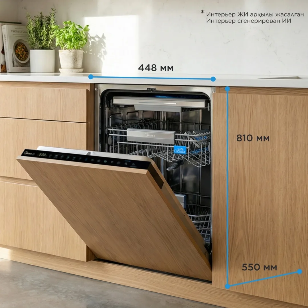 Посудомоечная машина Midea MDWB-4529TQ стальной