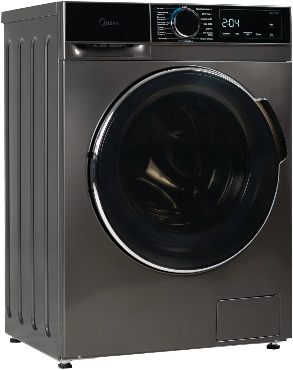 Стиральная машина Midea MFA01D80B/T-KZ серый, черный