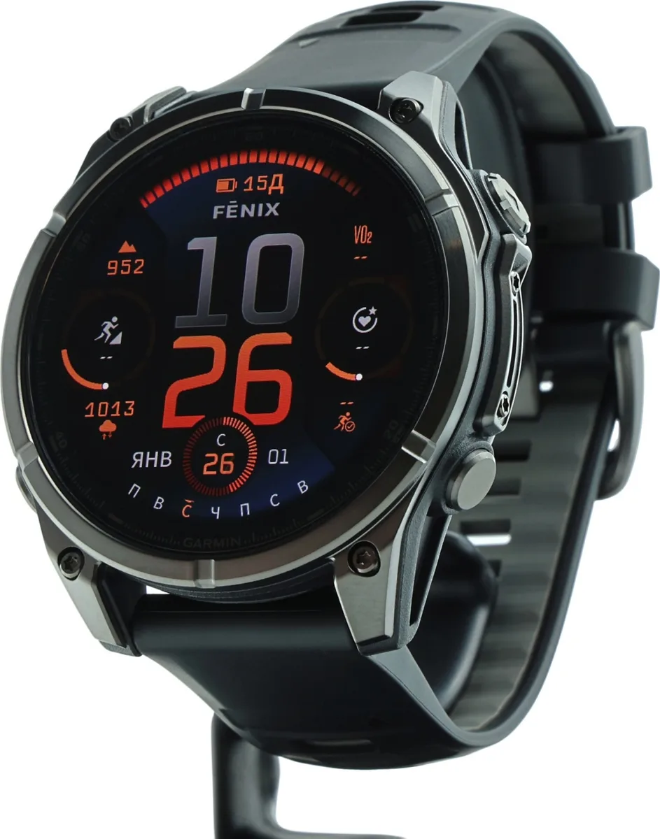 Смарт-часы Garmin Fenix 8 47 мм черный (02904-21)