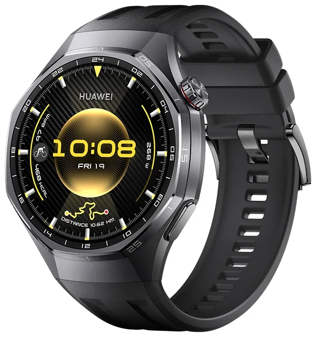 Смарт-часы Huawei Watch GT 6 Pro ATM-B29 46mm Black Fluoroelastomer Strap