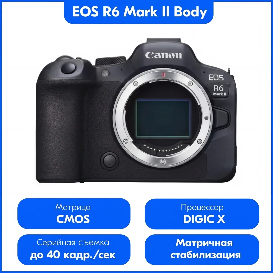 Фотокамера Canon EOS R6 Mark II Body