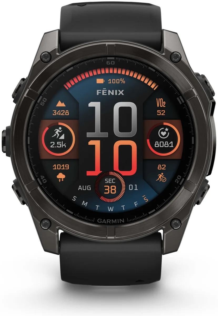 Смарт-часы Garmin Fenix 8 51 мм черный Sapphire (02905-21)