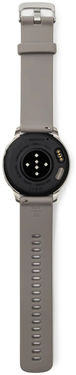 Смарт-часы Garmin Venu 4 45 мм серебристый-серый (03014-01)