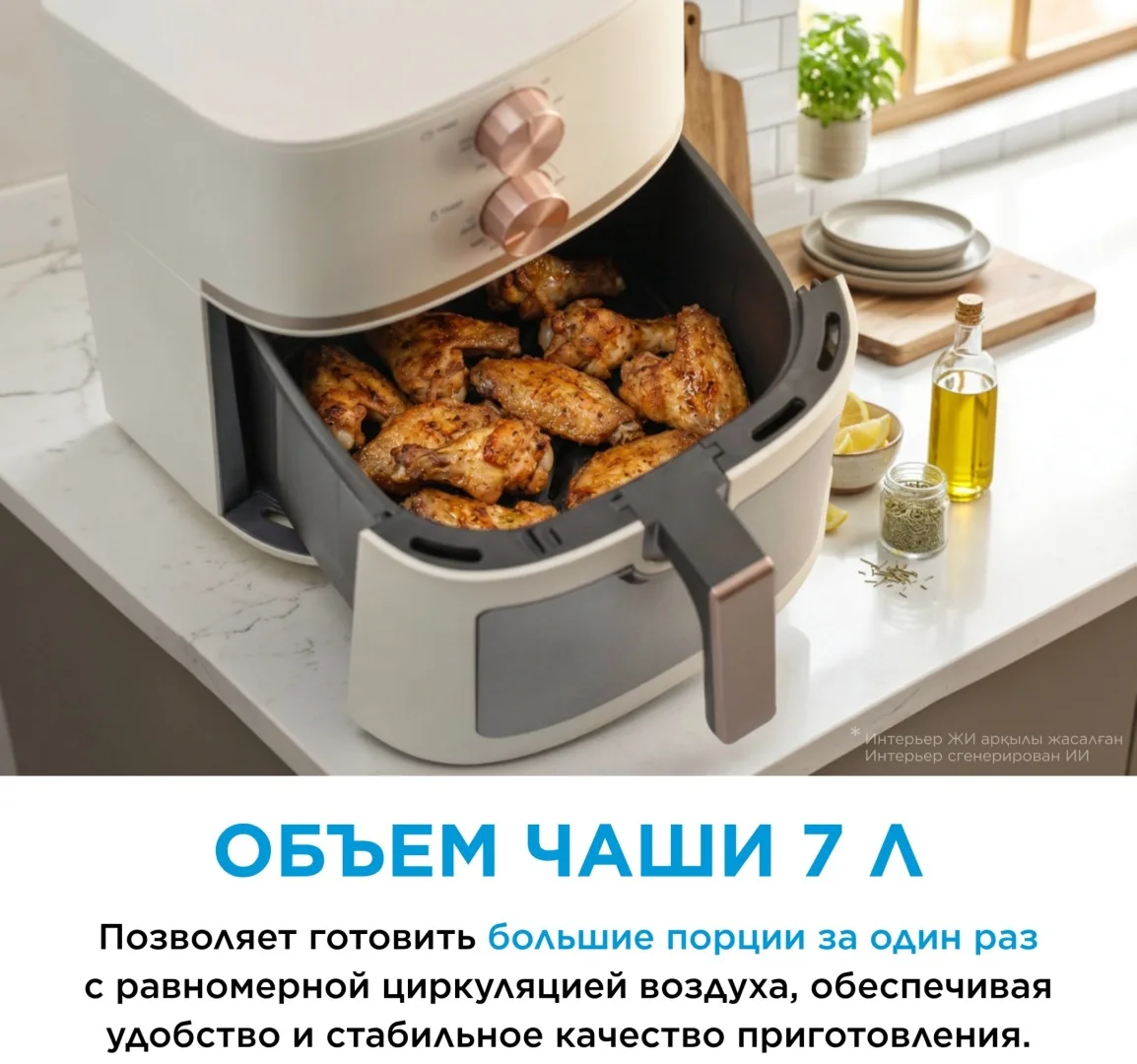 Аэрогриль Midea MF-TY70M (W) 7 л