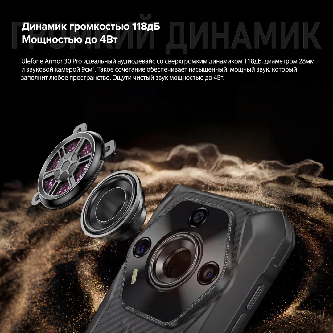 Смартфон Ulefone Armor 30 Pro 12 ГБ/512 ГБ черный