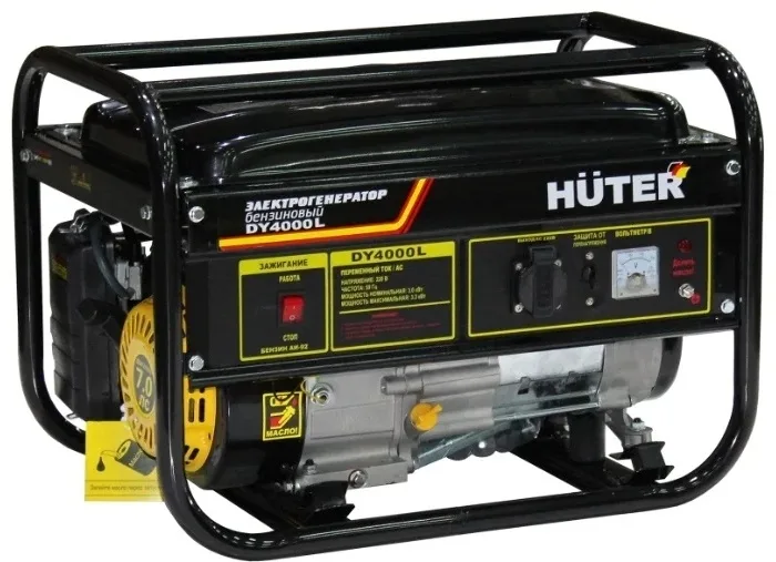 Электростанция бензиновая Huter, DY4000L, 3 кВт 1 (220 В)
