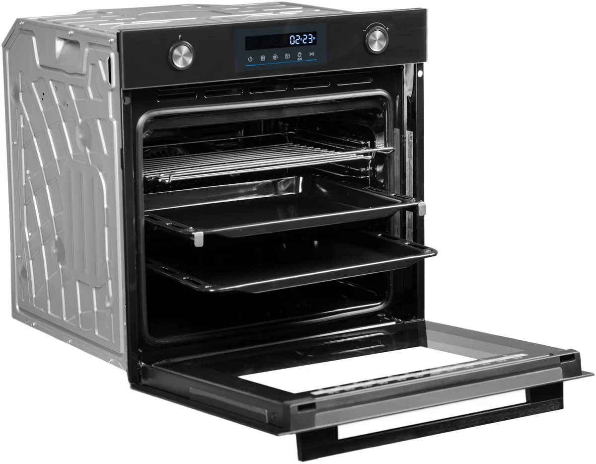 Духовой Шкаф Midea MO78110X черный, стальной