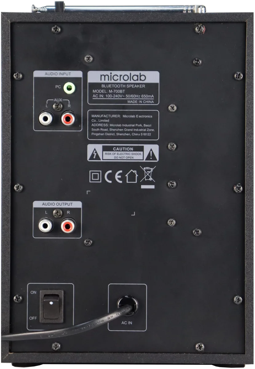 Колонки компьютерные Microlab M-700BT Черный